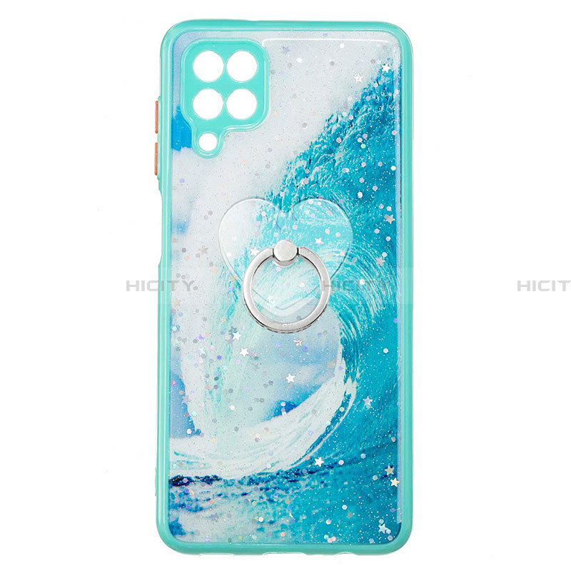 Custodia Silicone Gel Morbida Fantasia Modello Cover con Anello Supporto Y01X per Samsung Galaxy A22 4G