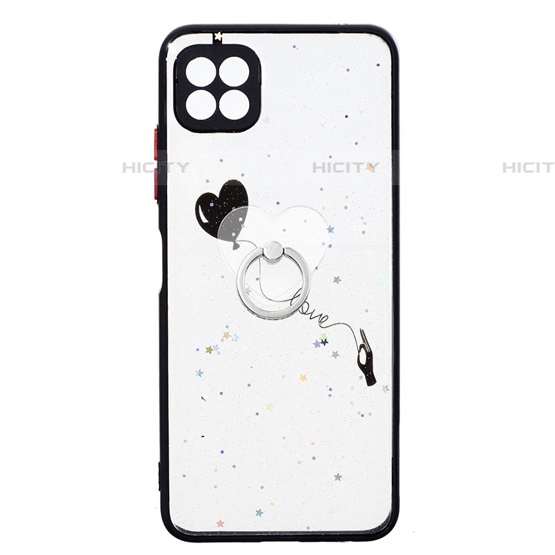 Custodia Silicone Gel Morbida Fantasia Modello Cover con Anello Supporto Y01X per Samsung Galaxy F42 5G