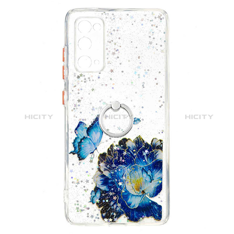 Custodia Silicone Gel Morbida Fantasia Modello Cover con Anello Supporto Y01X per Samsung Galaxy S20 FE (2022) 5G