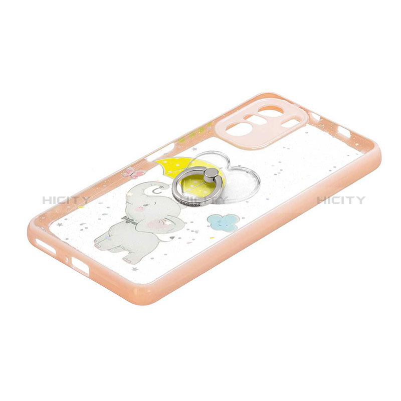 Custodia Silicone Gel Morbida Fantasia Modello Cover con Anello Supporto Y01X per Xiaomi Mi 11i 5G