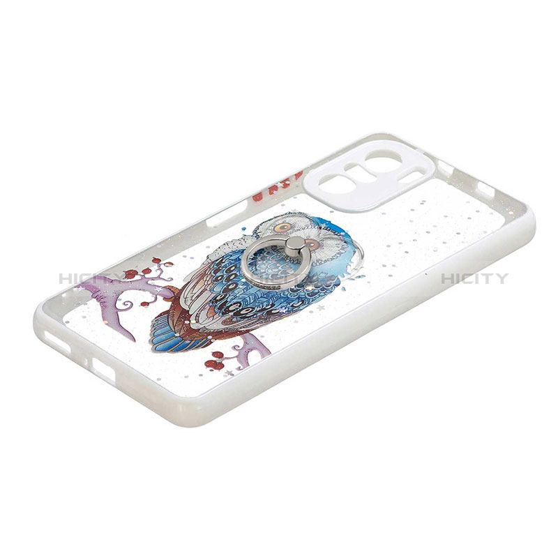 Custodia Silicone Gel Morbida Fantasia Modello Cover con Anello Supporto Y01X per Xiaomi Mi 11X 5G