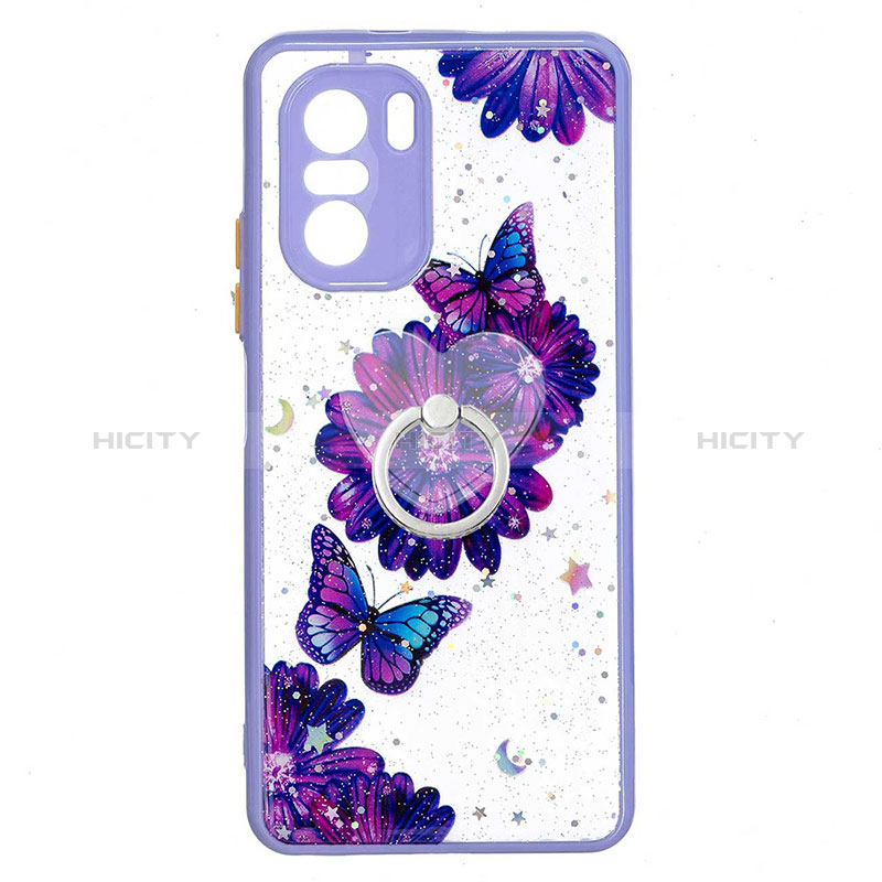 Custodia Silicone Gel Morbida Fantasia Modello Cover con Anello Supporto Y01X per Xiaomi Mi 11X Pro 5G