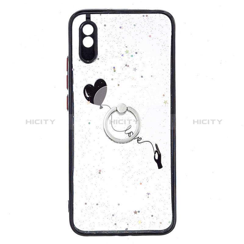 Custodia Silicone Gel Morbida Fantasia Modello Cover con Anello Supporto Y01X per Xiaomi Redmi 9A