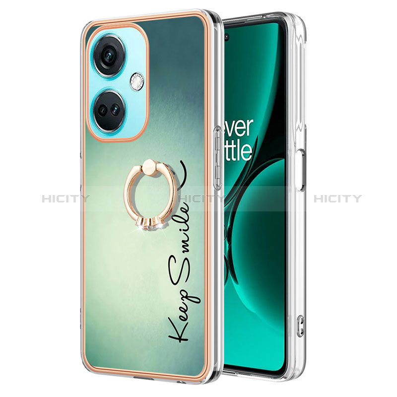 Custodia Silicone Gel Morbida Fantasia Modello Cover con Anello Supporto Y02B per OnePlus Nord CE 3 Lite 5G