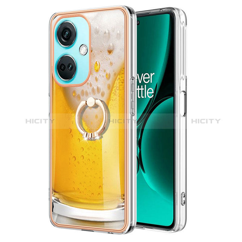 Custodia Silicone Gel Morbida Fantasia Modello Cover con Anello Supporto Y02B per OnePlus Nord CE 3 Lite 5G