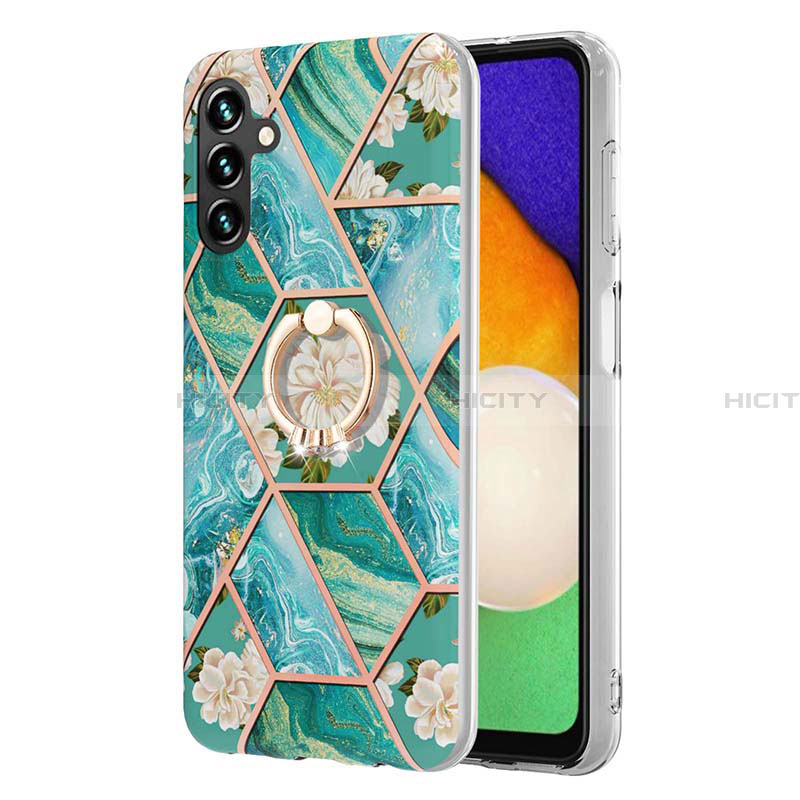 Custodia Silicone Gel Morbida Fantasia Modello Cover con Anello Supporto Y02B per Samsung Galaxy A13 5G