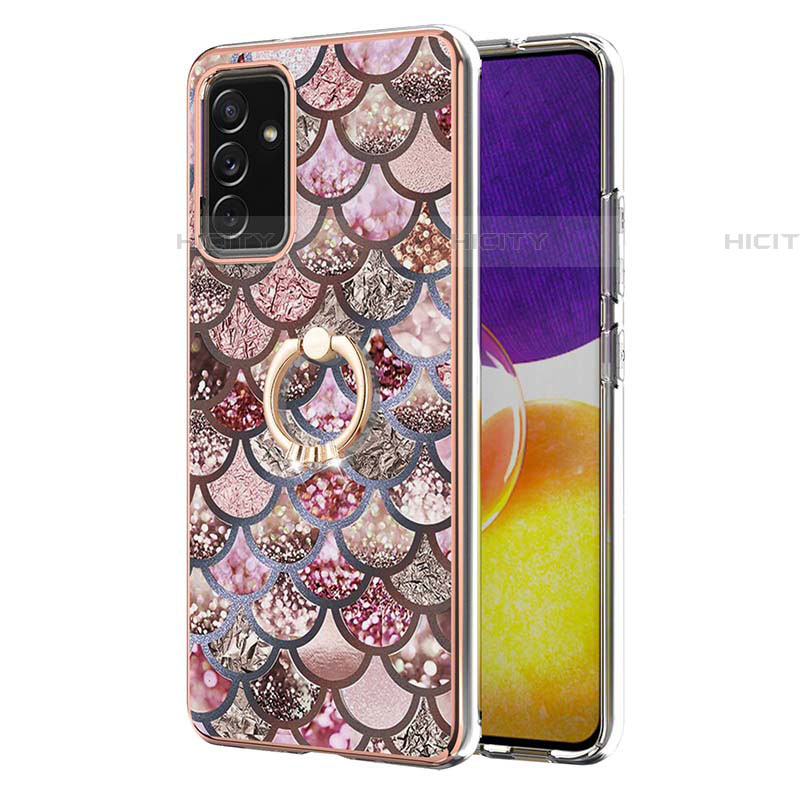 Custodia Silicone Gel Morbida Fantasia Modello Cover con Anello Supporto Y03B per Samsung Galaxy A05s