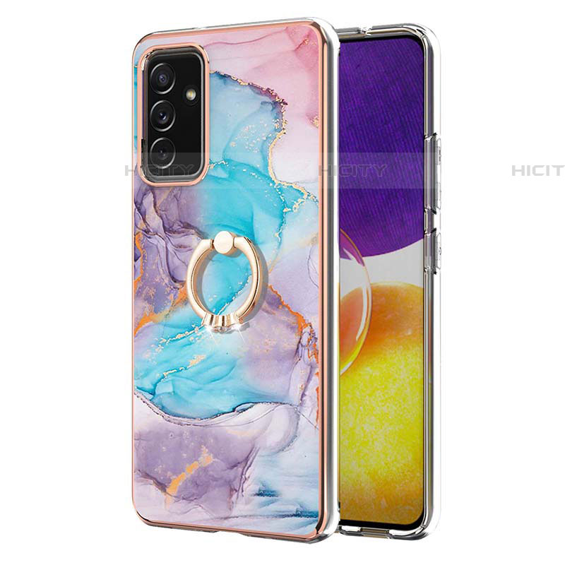 Custodia Silicone Gel Morbida Fantasia Modello Cover con Anello Supporto Y03B per Samsung Galaxy A05s