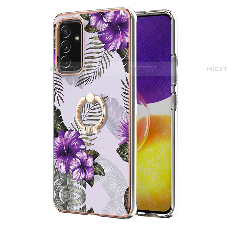 Custodia Silicone Gel Morbida Fantasia Modello Cover con Anello Supporto Y03B per Samsung Galaxy A05s