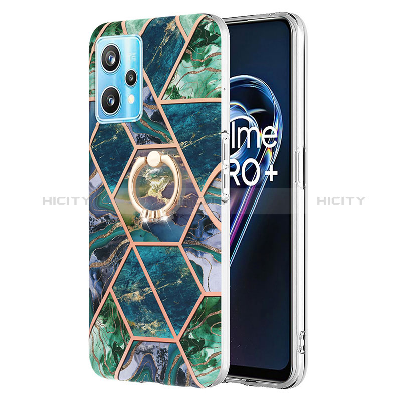 Custodia Silicone Gel Morbida Fantasia Modello Cover con Anello Supporto Y04B per Realme Narzo 50 Pro 5G