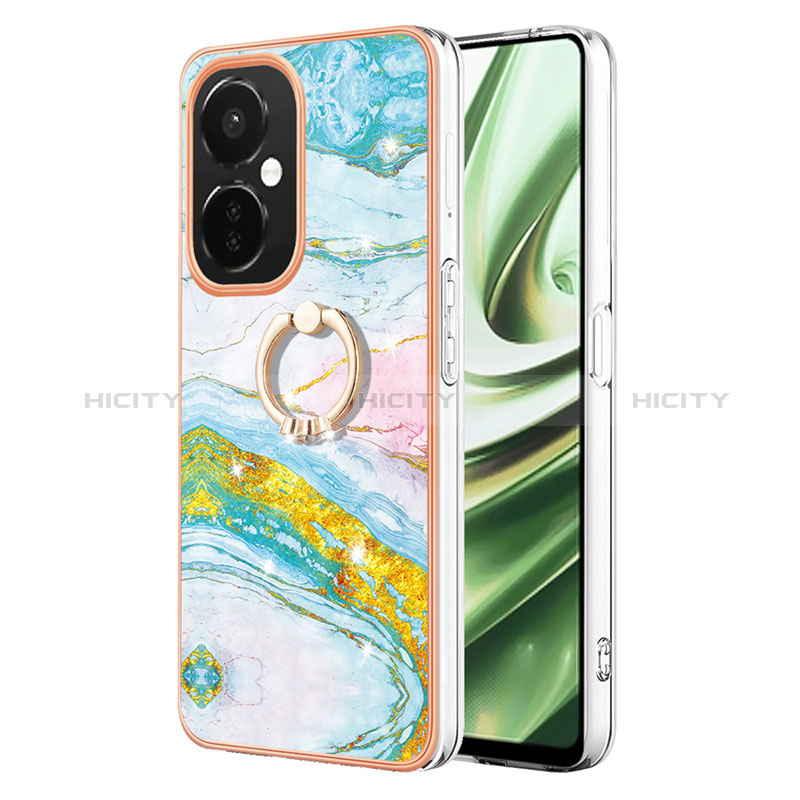 Custodia Silicone Gel Morbida Fantasia Modello Cover con Anello Supporto Y05B per OnePlus Nord CE 3 5G