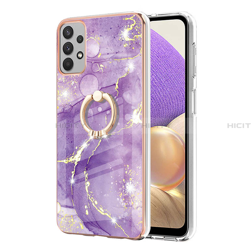 Custodia Silicone Gel Morbida Fantasia Modello Cover con Anello Supporto Y05B per Samsung Galaxy A13 4G