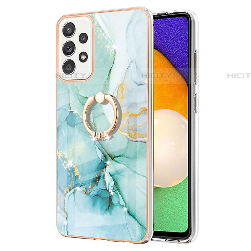 Custodia Silicone Gel Morbida Fantasia Modello Cover con Anello Supporto Y05B per Samsung Galaxy A52 5G