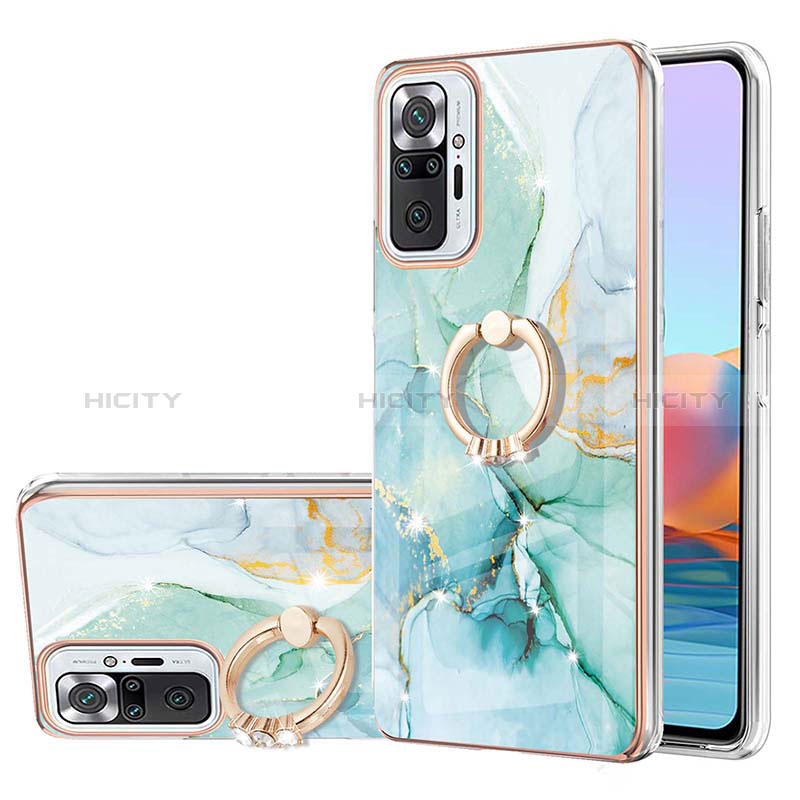 Custodia Silicone Gel Morbida Fantasia Modello Cover con Anello Supporto Y05B per Xiaomi Redmi Note 10 Pro Max