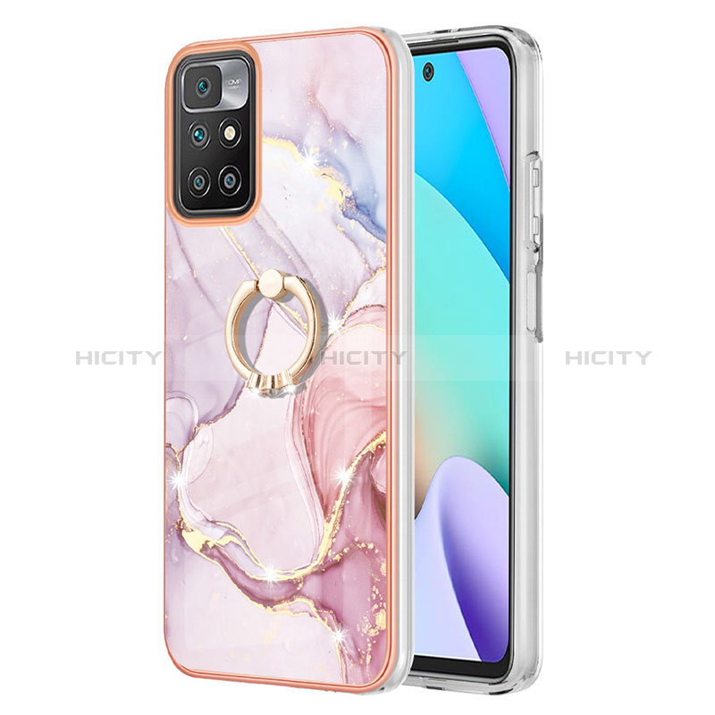 Custodia Silicone Gel Morbida Fantasia Modello Cover con Anello Supporto Y05B per Xiaomi Redmi Note 11 4G (2021)