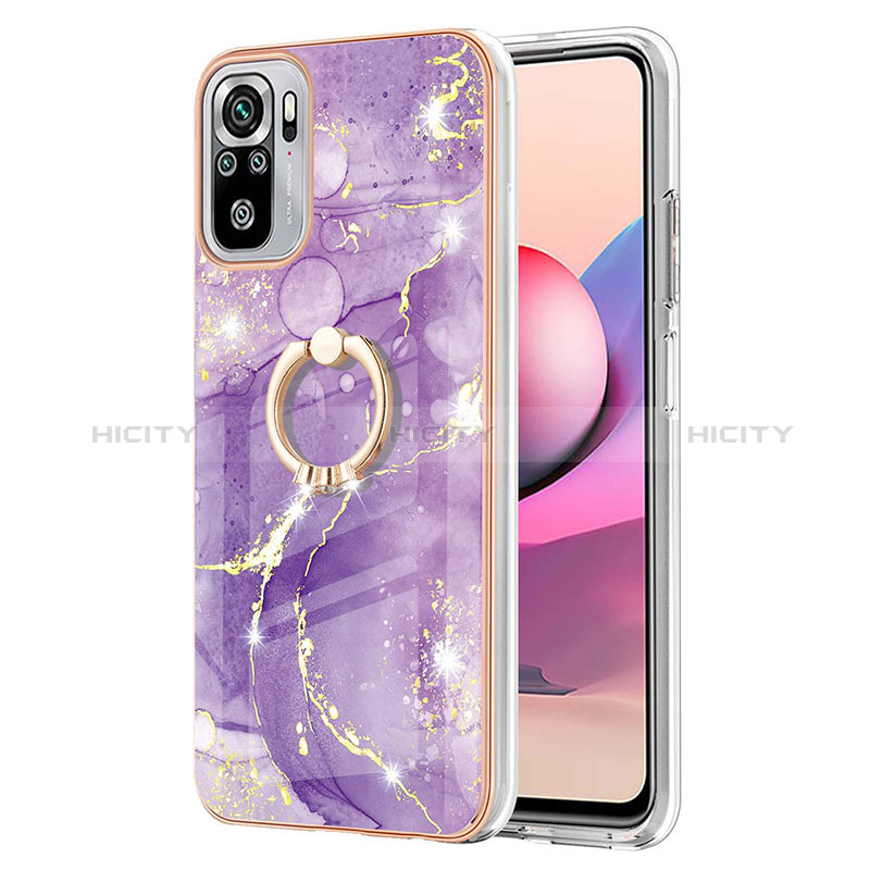 Custodia Silicone Gel Morbida Fantasia Modello Cover con Anello Supporto Y05B per Xiaomi Redmi Note 11 SE India 4G