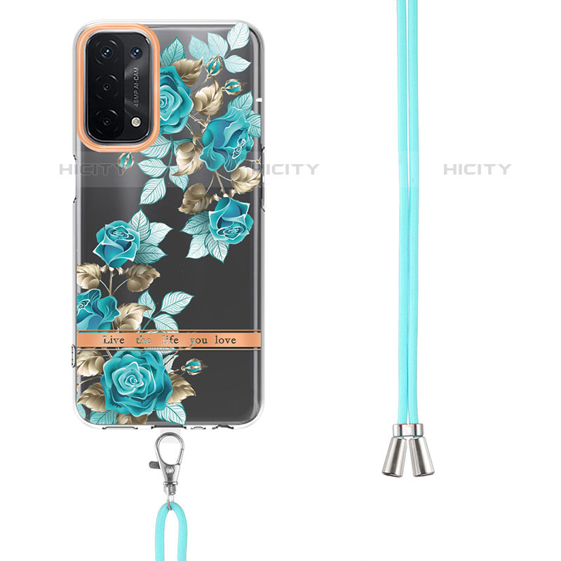 Custodia Silicone Gel Morbida Fantasia Modello Cover con Anello Supporto Y06B per OnePlus Nord N200 5G