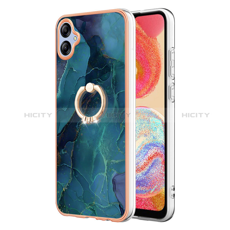 Custodia Silicone Gel Morbida Fantasia Modello Cover con Anello Supporto YB1 per Samsung Galaxy A04 4G