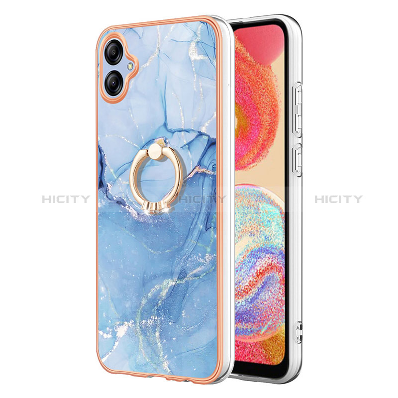 Custodia Silicone Gel Morbida Fantasia Modello Cover con Anello Supporto YB1 per Samsung Galaxy A04E