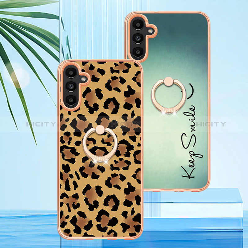 Custodia Silicone Gel Morbida Fantasia Modello Cover con Anello Supporto YB2 per Samsung Galaxy A34 5G