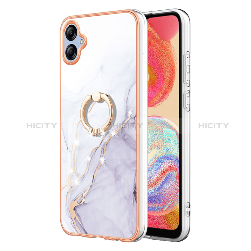 Custodia Silicone Gel Morbida Fantasia Modello Cover con Anello Supporto YB5 per Samsung Galaxy A04 4G