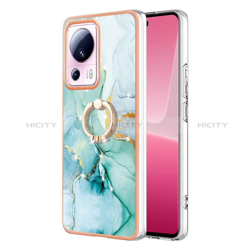 Custodia Silicone Gel Morbida Fantasia Modello Cover con Anello Supporto YB5 per Xiaomi Civi 2 5G