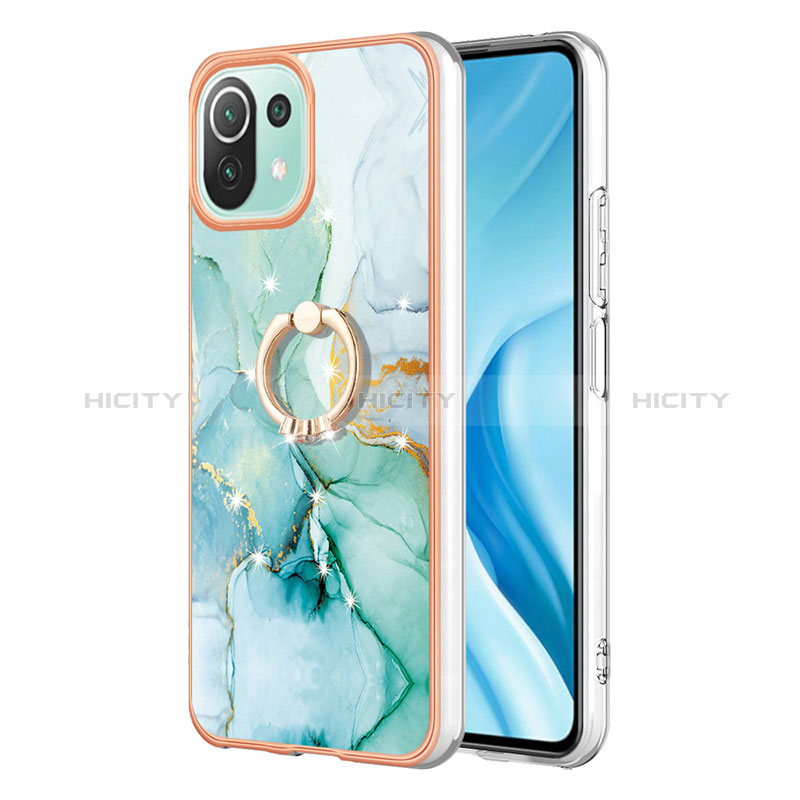 Custodia Silicone Gel Morbida Fantasia Modello Cover con Anello Supporto YB5 per Xiaomi Mi 11 Lite 4G