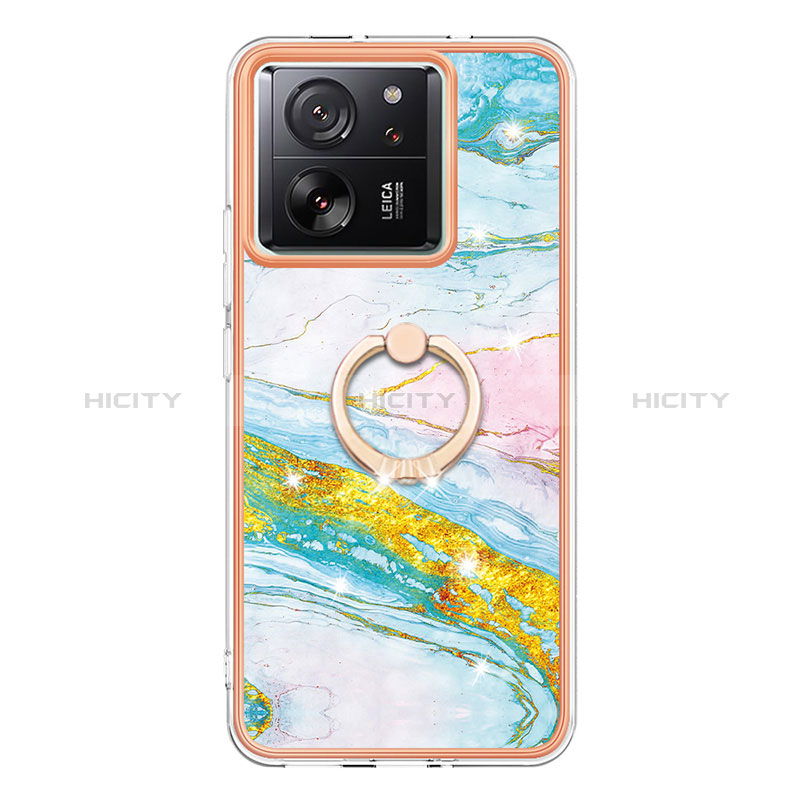 Custodia Silicone Gel Morbida Fantasia Modello Cover con Anello Supporto YB5 per Xiaomi Redmi K60 Ultra 5G