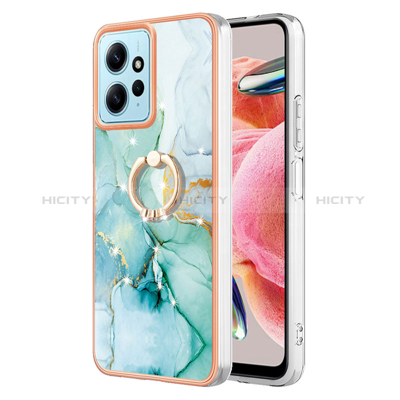 Custodia Silicone Gel Morbida Fantasia Modello Cover con Anello Supporto YB5 per Xiaomi Redmi Note 12 4G