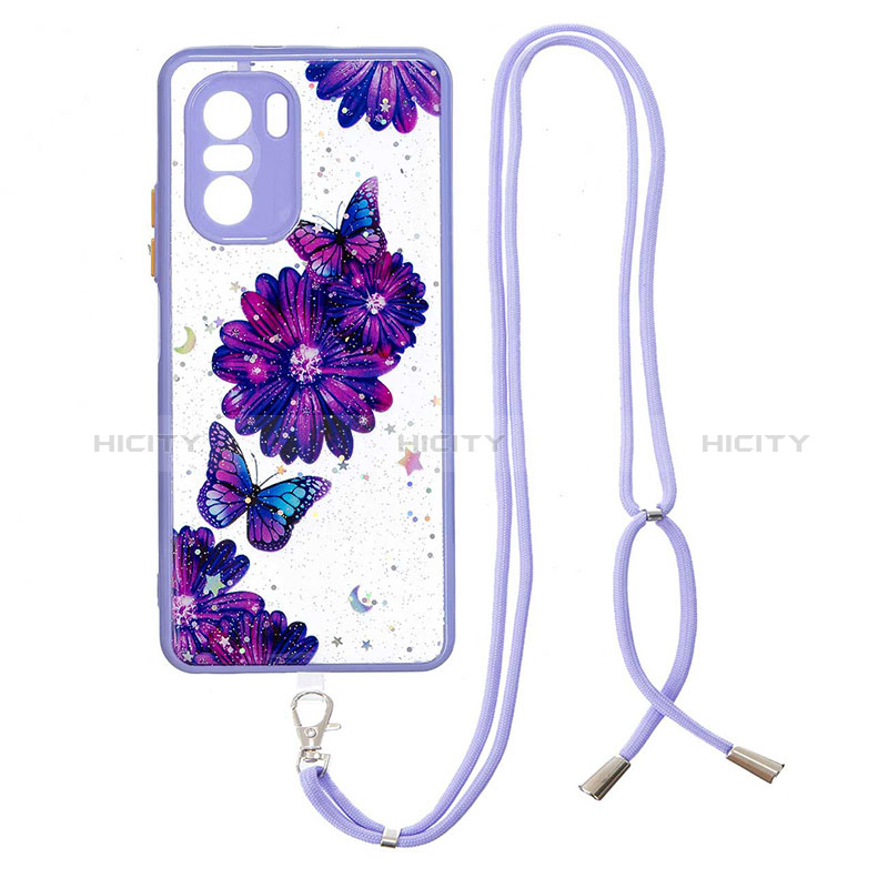 Custodia Silicone Gel Morbida Fantasia Modello Cover con Cinghia Cordino Mano Y01X per Xiaomi Mi 11i 5G