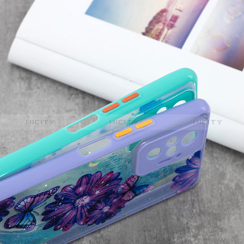 Custodia Silicone Gel Morbida Fantasia Modello Cover con Cinghia Cordino Mano Y01X per Xiaomi Redmi Note 10 Pro 4G