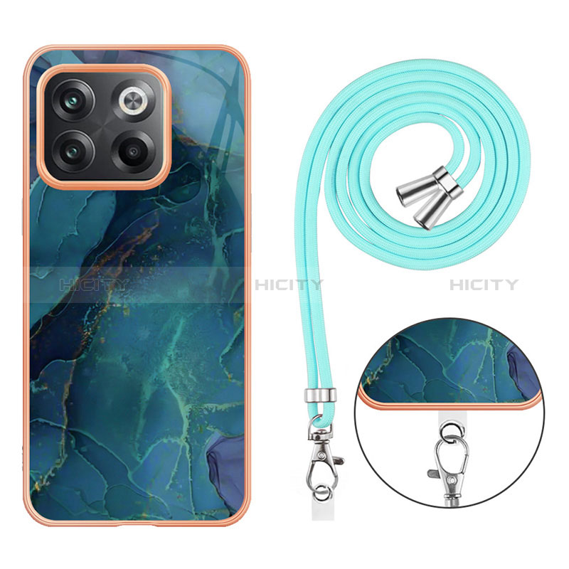 Custodia Silicone Gel Morbida Fantasia Modello Cover con Cinghia Cordino Mano Y07B per OnePlus 10T 5G