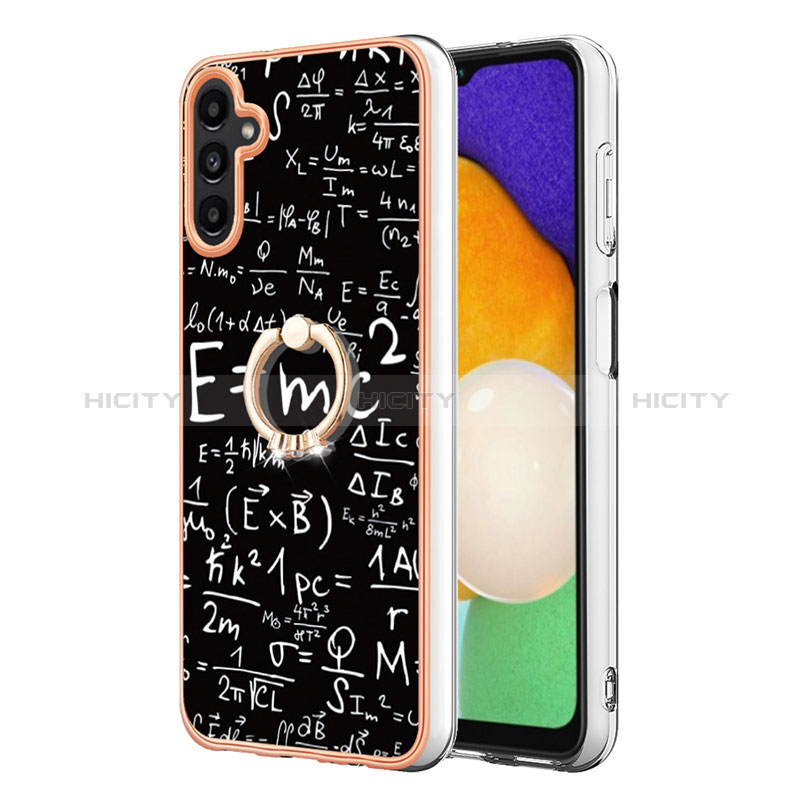 Custodia Silicone Gel Morbida Fantasia Modello Cover con Cinghia Cordino Mano YB8 per Samsung Galaxy A14 4G