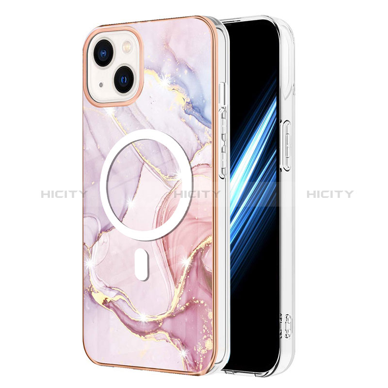 Custodia Silicone Gel Morbida Fantasia Modello Cover con Mag-Safe Magnetic per Apple iPhone 14