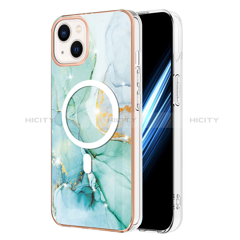 Custodia Silicone Gel Morbida Fantasia Modello Cover con Mag-Safe Magnetic per Apple iPhone 15 Plus