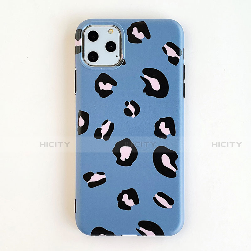 Custodia Silicone Gel Morbida Fantasia Modello Cover per Apple iPhone 11 Pro Max Blu