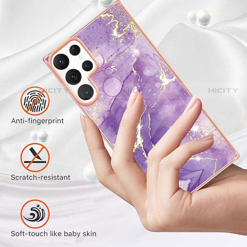 Custodia Silicone Gel Morbida Fantasia Modello Cover per Samsung Galaxy S22 Ultra 5G