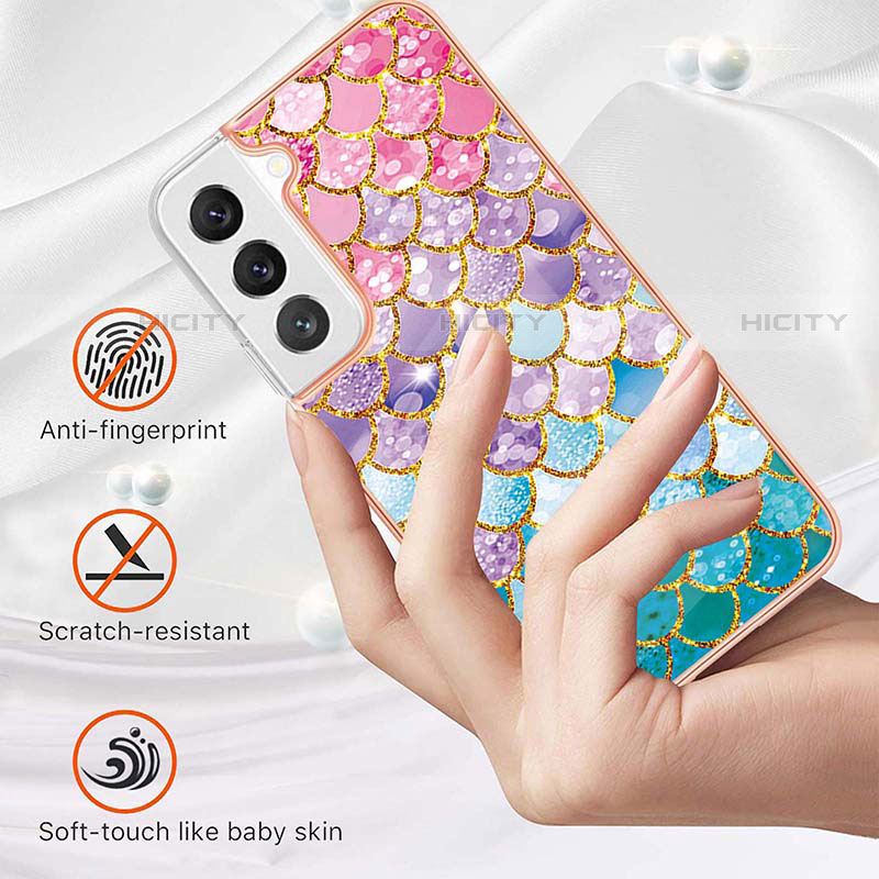 Custodia Silicone Gel Morbida Fantasia Modello Cover S01 per Samsung Galaxy S22 Plus 5G