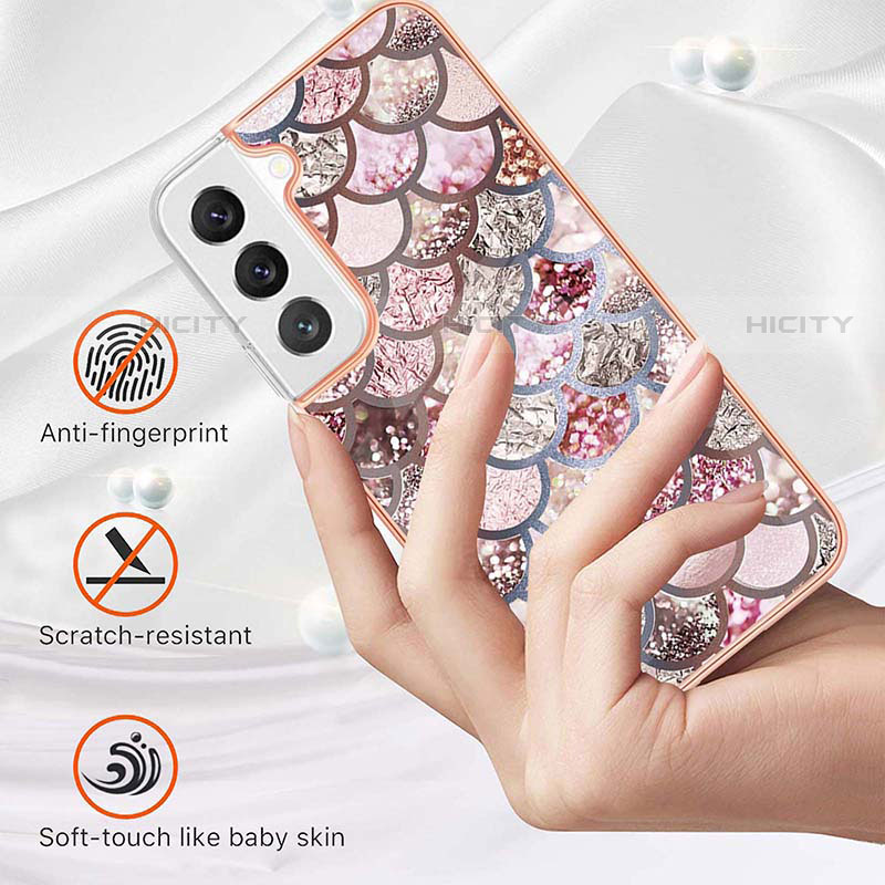 Custodia Silicone Gel Morbida Fantasia Modello Cover S01 per Samsung Galaxy S22 Plus 5G