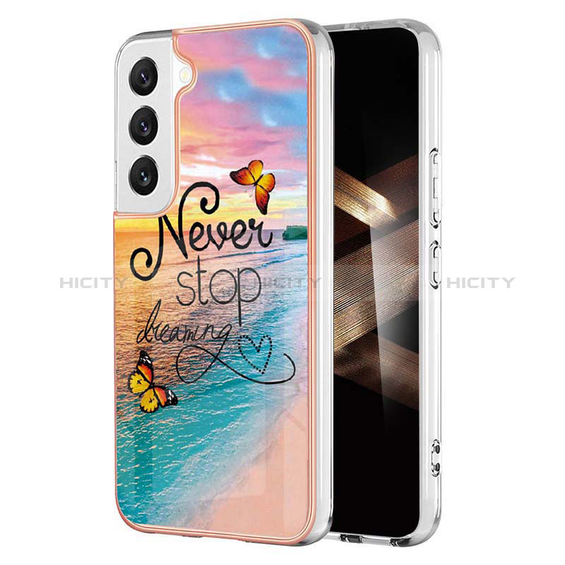 Custodia Silicone Gel Morbida Fantasia Modello Cover S01 per Samsung Galaxy S24 Plus 5G Multicolore