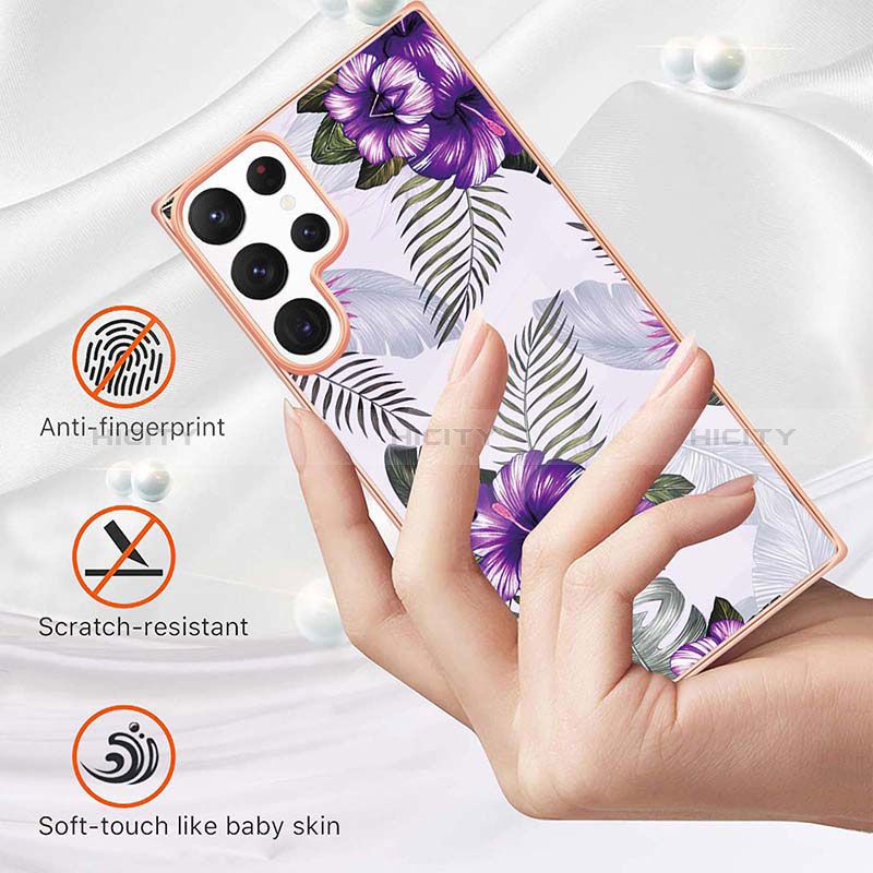 Custodia Silicone Gel Morbida Fantasia Modello Cover S01 per Samsung Galaxy S24 Ultra 5G