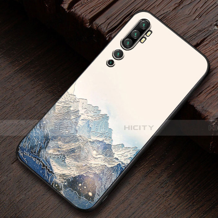 Custodia Silicone Gel Morbida Fantasia Modello Cover S01 per Xiaomi Mi Note 10