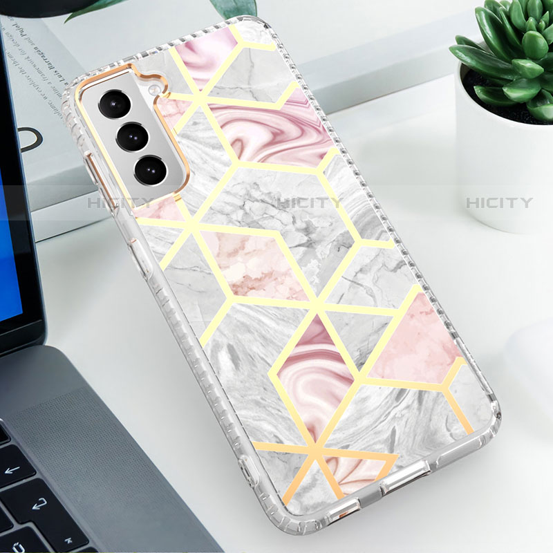 Custodia Silicone Gel Morbida Fantasia Modello Cover S03 per Samsung Galaxy S21 FE 5G