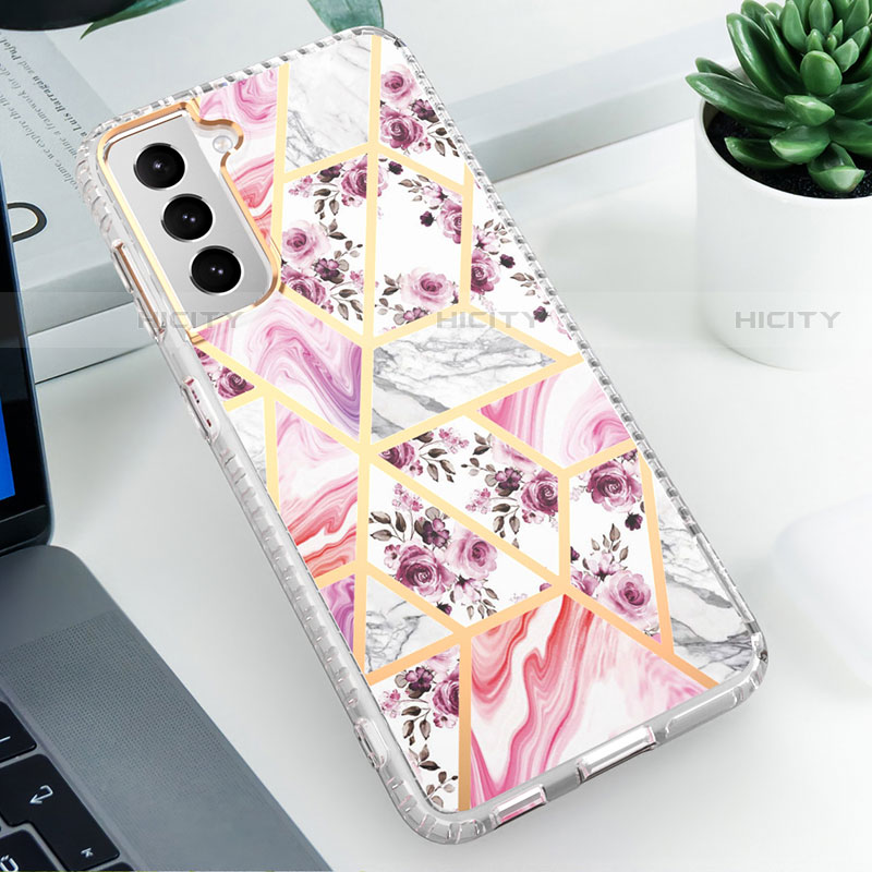 Custodia Silicone Gel Morbida Fantasia Modello Cover S03 per Samsung Galaxy S21 Plus 5G