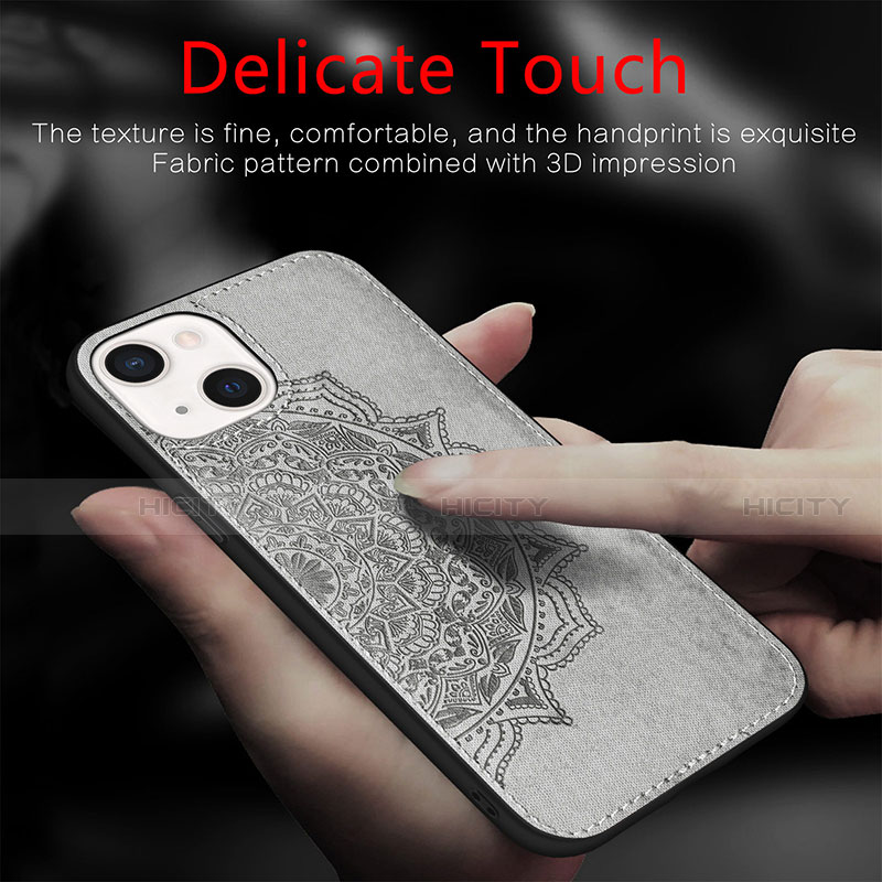 Custodia Silicone Gel Morbida Fantasia Modello Cover S04 per Apple iPhone 14