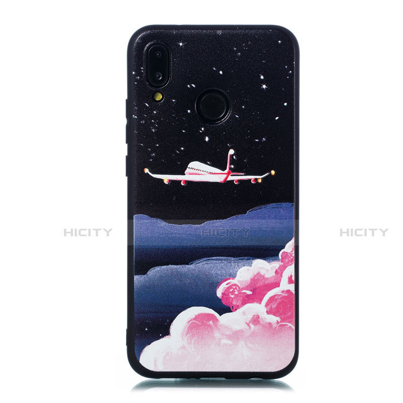 Custodia Silicone Gel Morbida Fantasia Modello Cover S06 per Huawei Nova 3e Multicolore