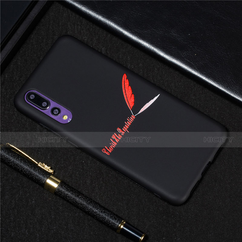 Custodia Silicone Gel Morbida Fantasia Modello Cover S06 per Huawei P20 Pro