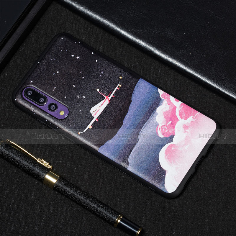 Custodia Silicone Gel Morbida Fantasia Modello Cover S06 per Huawei P20 Pro