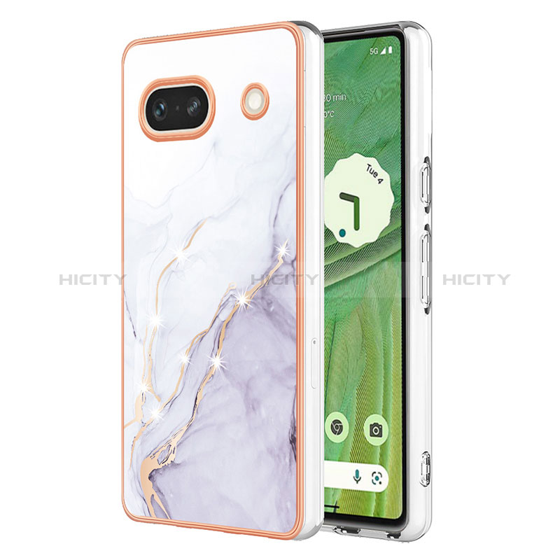 Custodia Silicone Gel Morbida Fantasia Modello Cover Y01B per Google Pixel 7a 5G