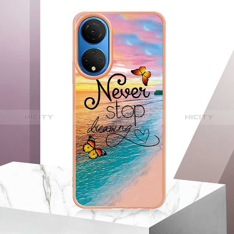 Custodia Silicone Gel Morbida Fantasia Modello Cover Y01B per Huawei Honor X7 Multicolore